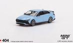 Mini GT #404 Hyundai Elantra N Performance Blue, Hobby en Vrije tijd, Nieuw, Ophalen of Verzenden, Auto