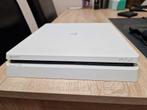 PS4 Slim Wit + 1 Controller, Ophalen, Gebruikt, Met 1 controller, Slim