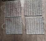 4 rieten placemats, Huis en Inrichting, Woonaccessoires | Onderzetters, Ophalen of Verzenden, Zo goed als nieuw, Bord