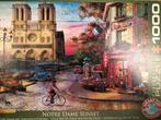 Eurographics puzzel Notre dame sunset, Ophalen of Verzenden, 500 t/m 1500 stukjes, Zo goed als nieuw