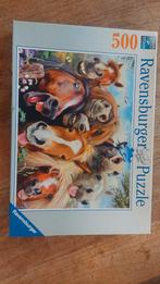puzzel paarden ravensburger 500 stukjes, Ophalen, Meer dan 50 stukjes, Zo goed als nieuw, 6 jaar of ouder