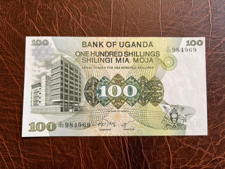 Oeganda 100 shilling ZJ UNC, Postzegels en Munten, Bankbiljetten | Afrika, Los biljet, Overige landen, Ophalen of Verzenden