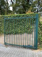 Heras Elektrische Poort / hek - Spijlenhekwerk, Tuin en Terras, Tuinhekken en Hekwerk, Ophalen, Met poort, Gebruikt, Spijlenhekwerk