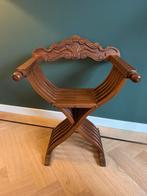 Dagobert stoel, antiek, eiken, Antiek en Kunst, Ophalen of Verzenden