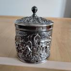 Vintage verzilverde theebus DE ontworpen door H. Hooijkaas, Ophalen of Verzenden