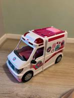 Barbie Mattel Ambulance ziekenauto 2-in-1 Kliniek, Ophalen of Verzenden, Gebruikt