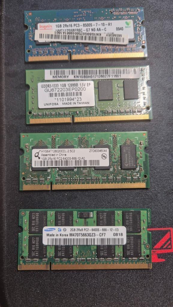 Laptop geheugen, Computers en Software, RAM geheugen, Gebruikt, Laptop, Ophalen of Verzenden