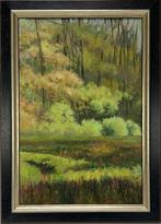 592. Olieverfschilderij Frea Stuurwold – 1999, Nederland, Ophalen of Verzenden