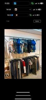 Nieuwstaat steigerbuizen winkelrekken te koop, Ophalen, Zo goed als nieuw