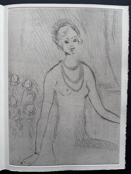 Kees van Dongen ets, Antiek en Kunst, Kunst | Etsen en Gravures, Ophalen of Verzenden