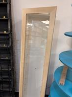 Glazen Vitrinekast met Houten Lijst - Ideaal voor Verzamelin, Ophalen, Minder dan 50 cm, Met deur(en), Glas