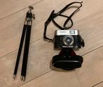 Fotocamera analoog met statief, Verzenden, Gebruikt, Spiegelreflex