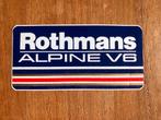 Rothmans Alpine V6 sticker., Ophalen of Verzenden, Zo goed als nieuw, Auto of Motor
