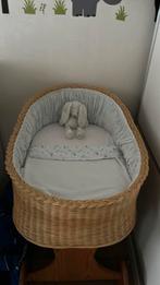 Handgemaakte houten co-sleeper / kinderwieg - massief hout, Ophalen, Zo goed als nieuw, Wieg