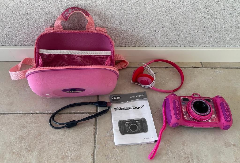 Vtech Kidizoom-roze +draagtas, Ophalen of Verzenden, Zo goed als nieuw, 4 tot 6 jaar