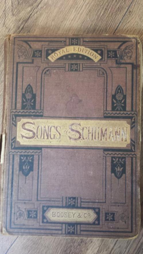Songs of Schumann-bladmuziek-Royal Edition Boosey en Co, Boeken, Muziek, Gelezen, Artiest, Ophalen