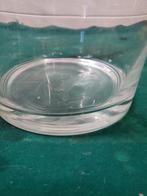 vaas cylinder rond dik glas, Huis en Inrichting, Woonaccessoires | Vazen, Ophalen of Verzenden, 'T Olde Gre-j, Info@toldegrej.nl