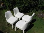 4X STOEL FEBO MAXALTO B&B WIT LEER, Huis en Inrichting, Stoelen, Ophalen, Wit, Leer, Zo goed als nieuw