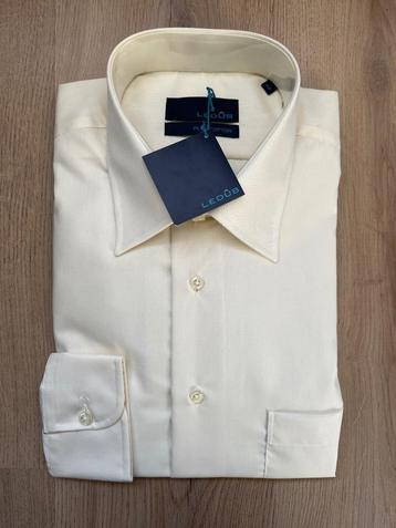 Ledub overhemd 100% katoen creme wit beschikbaar voor biedingen