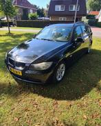 BMW 3-Serie 2.0 318 I Touring 2008 Zwart, Auto's, Zwart, 143 pk, Zwart, Origineel Nederlands