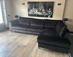 DITECT OPHALEN Hoekbank Zwart velvet 3.25m, Ophalen, Hoekbank, 300 cm of meer, Zo goed als nieuw