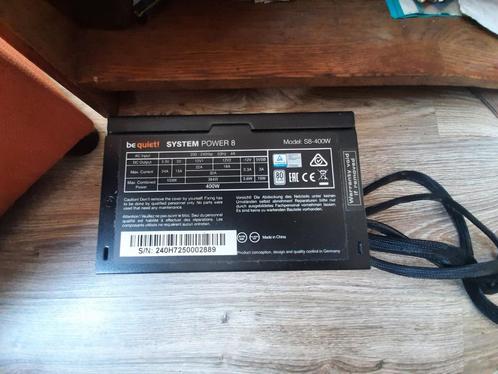 Be Quiet 400 watt psu voeding, Computers en Software, Interne voedingen, Zo goed als nieuw, Ophalen