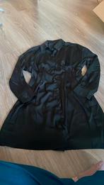 Zwarte getailleerde blouse/tuniek, SHEIN, Zo goed als nieuw, Maat 36 (S), Zwart