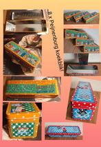 Ontbijtkoek blik 6xoranje/groen 2xrood/blauw van Peijnenburg, Ophalen of Verzenden, Nieuw, Koek(jes)