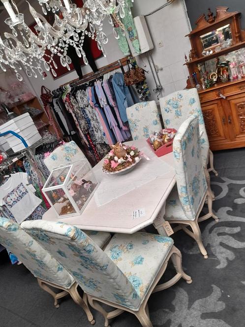 Mooie eethoek compleet of los te koop, Antiek en Kunst, Antiek | Meubels | Tafels, Ophalen