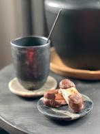 Marmer schaaltje onderzetter kaarsen onderschaal bordje, Overige materialen, Marmer, Marmer, Nieuw