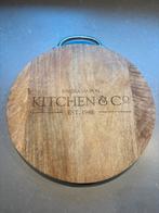 Rivièra maison rond borrel plank met zilveren handvat., Overige materialen, Overige typen, Ophalen of Verzenden, Zo goed als nieuw