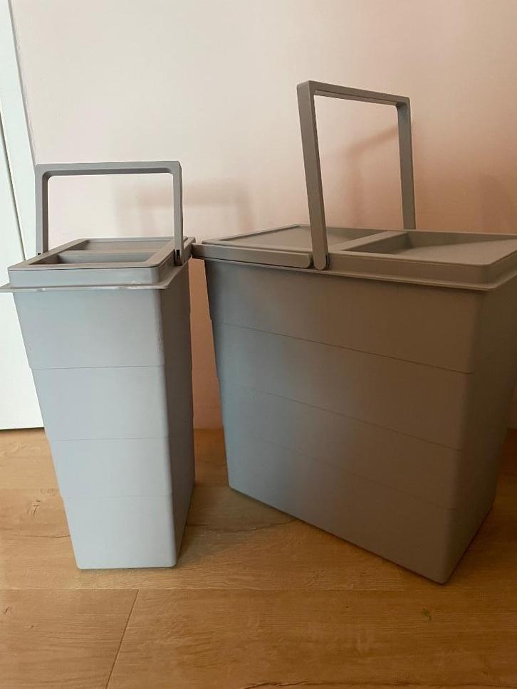 Hailo inbouw tandemprullenbak, Huis en Inrichting, Keuken | Keukenbenodigdheden, Nieuw, Ophalen