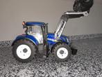 Bruder New Holland T7.315 met frontlader, Hobby en Vrije tijd, Modelauto's | 1:32, Ophalen of Verzenden, Zo goed als nieuw, Tractor of Landbouw