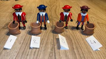 Playmobil losse onderdelen pieten sinterklaas man vrouw pop beschikbaar voor biedingen