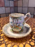 Royal Albert Silver Birch,Bone China, kop en schotel, Antiek en Kunst, Antiek | Servies los, Ophalen of Verzenden