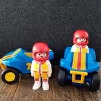 Playmobil 1,2,3: 2 autocoureurs en 2 raceautos, Ophalen of Verzenden, Zo goed als nieuw