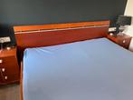 Bed ombouw met nachtkastjes, Huis en Inrichting, Slaapkamer | Complete slaapkamers, Ophalen, Gebruikt, Tweepersoons