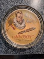 Glazen Toonbank reclame hudson sigaren, Ophalen, Zo goed als nieuw, Reclamebord