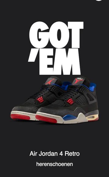 Rare air jordan retro 4 beschikbaar voor biedingen