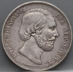 Nette rijksdaalder 1862 - 2 1/2 gulden 1862 Willem 3, Postzegels en Munten, Munten | Nederland, Zilver, 2½ gulden, Koning Willem III