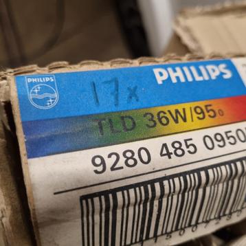 17x NIEUWE philips DAGLICHT lampen 36 WATT TL KLEUR 950 beschikbaar voor biedingen