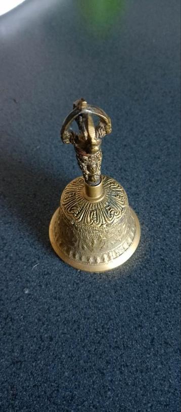Oude Bronzen Nepalese Bel 12 cm