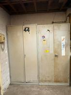 Twee stalen archiefkasten / lockerkasten, Ophalen, Gebruikt