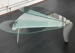 Exclusieve Leolux Design salontafel - FLO 560, Glas, Zo goed als nieuw, Ophalen