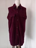 Vintage Bordeauxrode Mouwloze Blouse, Ophalen of Verzenden, Zo goed als nieuw, Maat 38/40 (M), Overige kleuren