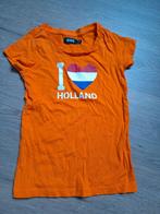 Meisjes koningsdag oranje shirt, Kinderen en Baby's, Kinderkleding | Maat 116, Meisje, Ophalen of Verzenden, Zo goed als nieuw