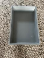 Te koop, stevige kunststof Stapelbakken  grijs, Doe-het-zelf en Verbouw, Kratten en Dozen, Ophalen, Gebruikt, 40 tot 60 cm, Minder dan 35 cm