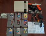 Complete set Nintendo NES, incl 9 games, 2 spelers, Ophalen of Verzenden, Gebruikt