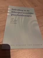 Inleiding Interpersoonlijke Psychotherapie - Blom, Ophalen of Verzenden, Gelezen, Klinische psychologie