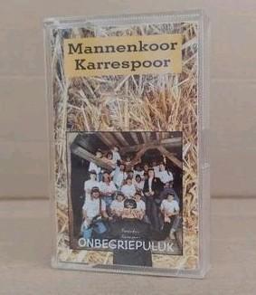 Muziek Cassette Mannenkoor Karrespoor - Onbegriepuluk, Cd's en Dvd's, Cassettebandjes, Gebruikt, Origineel, Nederlandstalig, 1 bandje